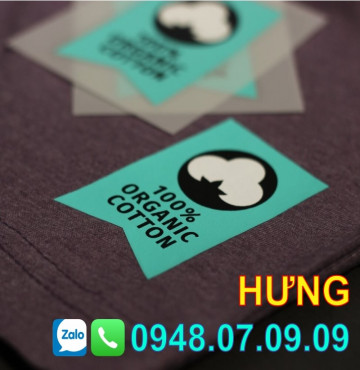 Nhãn ép nhiệt quần áo thể thao – quần áo thời trang